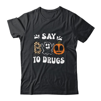 Say Boo To Drugs Funny Halloween Red Ribbon Week Awareness Shirt & Hoodie | teecentury