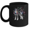 Schnauzer Dog American USA Flag 4th of July Men women Lover Mug | teecentury