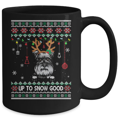 Schnauzer Dog Reindeer Ugly Christmas Xmas Mug Coffee Mug | Teecentury.com