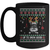 Schnauzer Dog Reindeer Ugly Christmas Xmas Mug Coffee Mug | Teecentury.com
