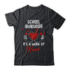 School Counselor Heart Appreciation Valentines Day School Shirt & Hoodie | teecentury