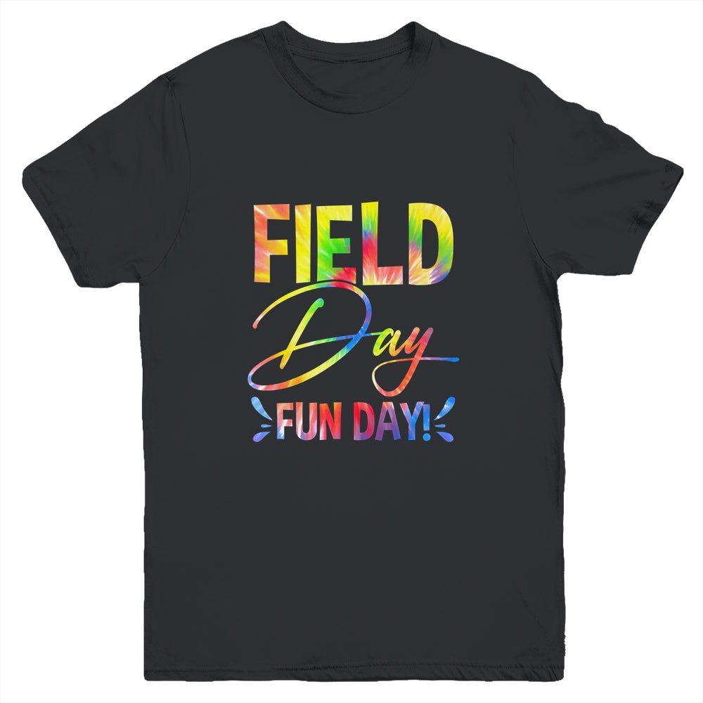 School Field Day Fun Tie Dye Field Day Teacher Kids Youth Shirt | teecentury