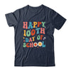 School Happy 100Th Day Of School Teachers Students Groovy Shirt & Hoodie | teecentury