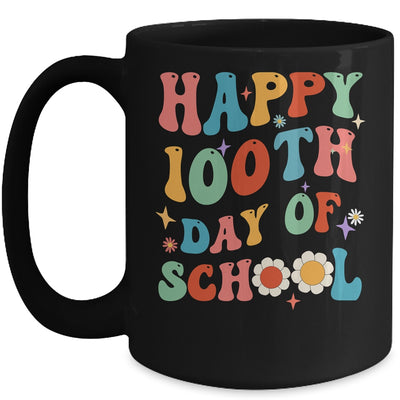 School Happy 100Th Day Of School Teachers Students Groovy Mug | teecentury