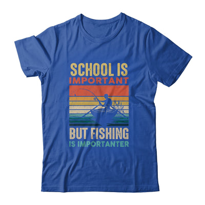 School Is Important But Fishing Is Importanter For Men Shirt & Hoodie | teecentury