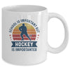 School Is Important But Hockey Is Importanter Hockey Mug Coffee Mug | Teecentury.com