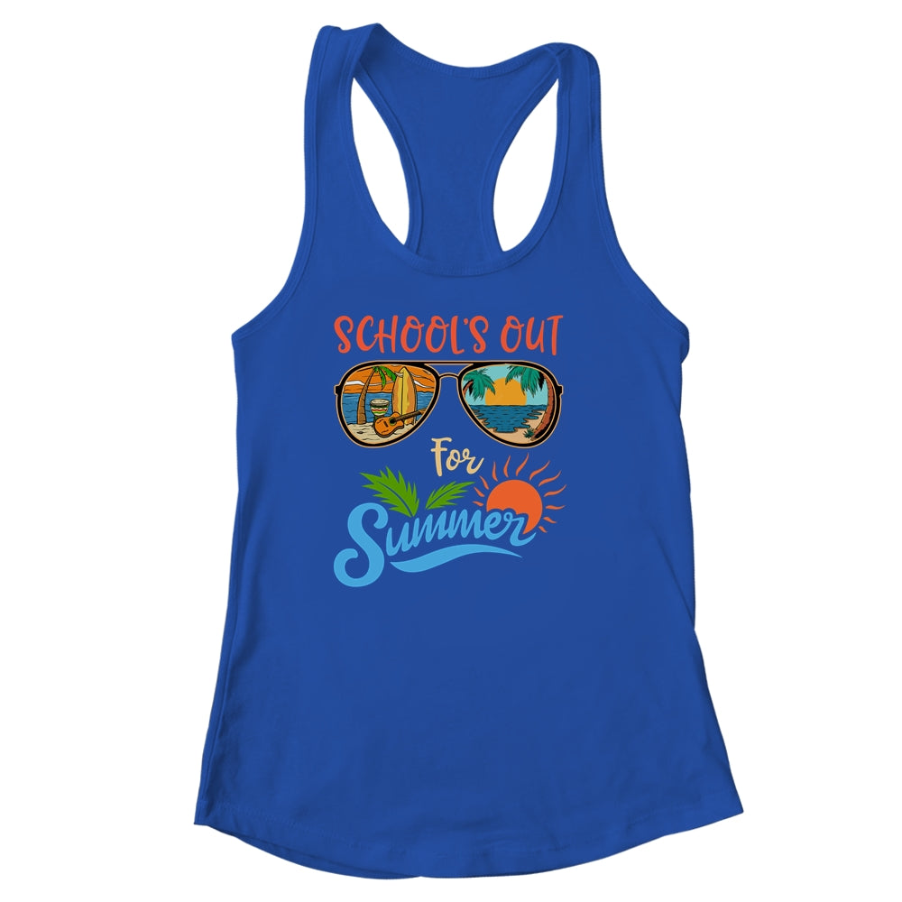 School's Out For Summer Funny Teacher Last Day Of School Shirt & Tank Top | teecentury