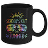 Schools Out For Summer Glasses Last Day Of School Tie Dye Mug | teecentury