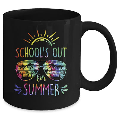 Schools Out For Summer Glasses Last Day Of School Tie Dye Mug | teecentury