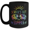 Schools Out For Summer Glasses Last Day Of School Tie Dye Mug | teecentury