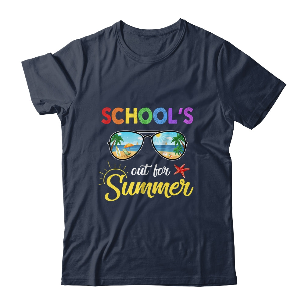 Schools Out For Summer Last Day Of School Student Teacher T-Shirt & Tank Top | Teecentury.com
