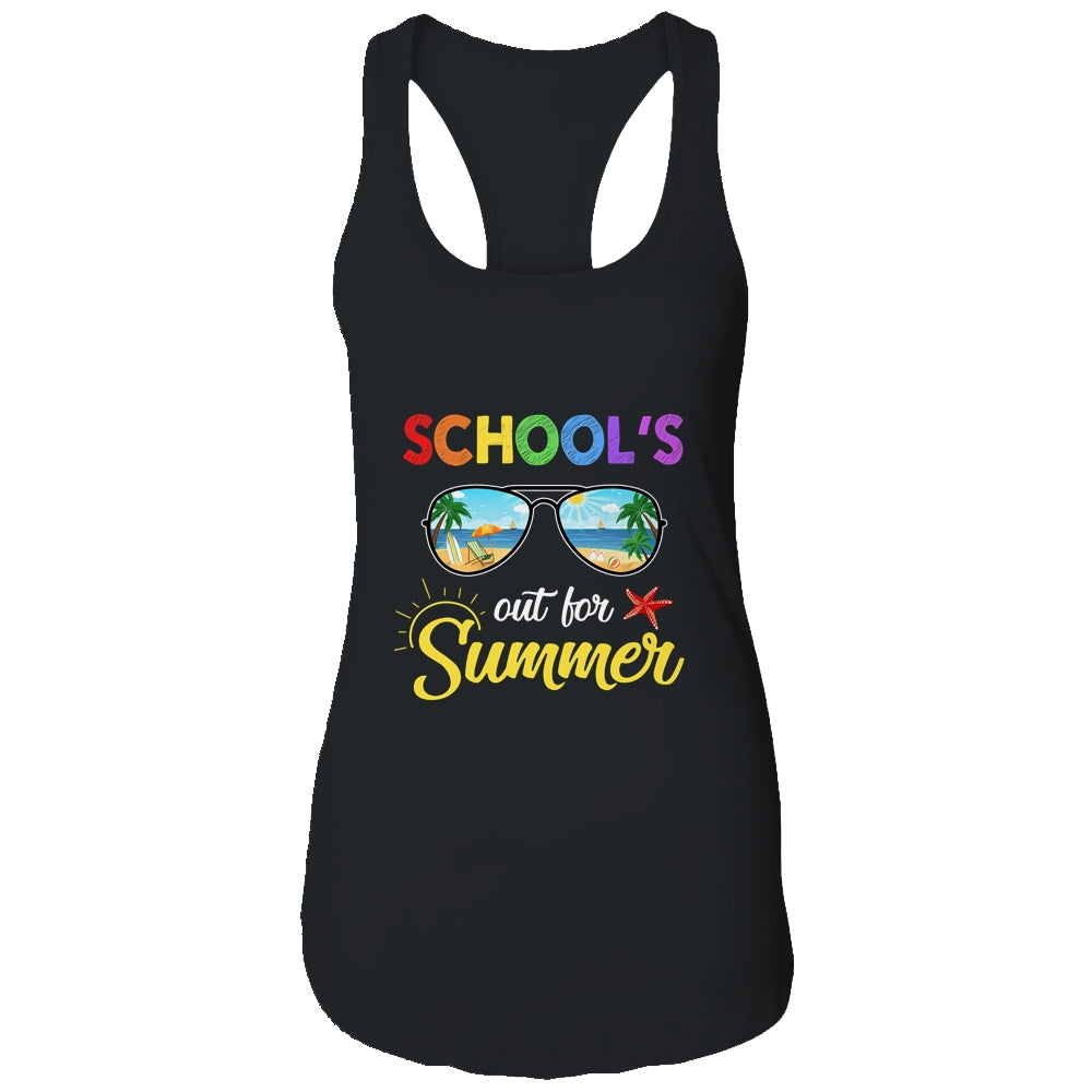 Schools Out For Summer Last Day Of School Student Teacher T-Shirt & Tank Top | Teecentury.com