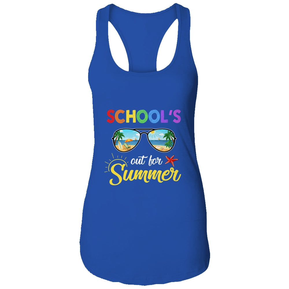Schools Out For Summer Last Day Of School Student Teacher T-Shirt & Tank Top | Teecentury.com