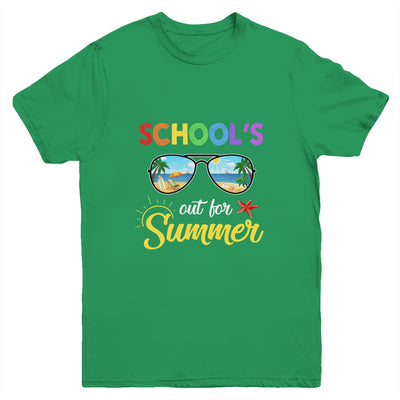 Schools Out For Summer Last Day Of School Student Teacher Youth Youth Shirt | Teecentury.com