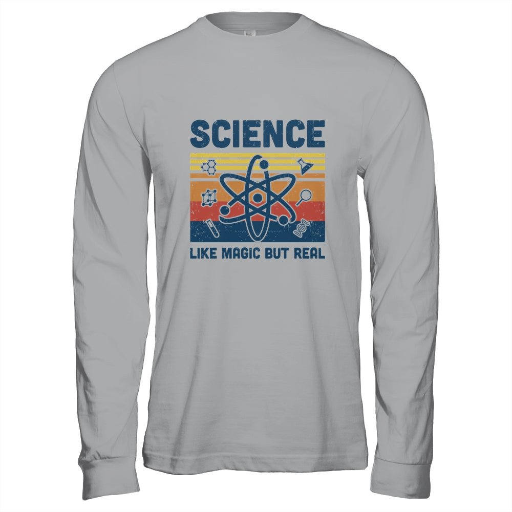 Science Like Magic But Real Retro Science Teacher T-Shirt & Hoodie | Teecentury.com