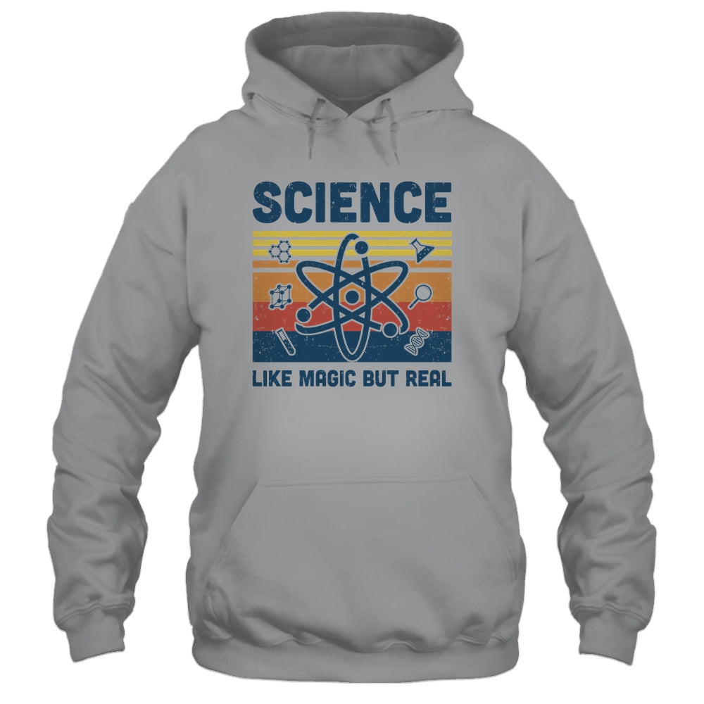 Science Like Magic But Real Retro Science Teacher T-Shirt & Hoodie | Teecentury.com