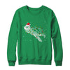 Sea Turtle Christmas Lights Funny Santa Hat Merry Christmas Shirt & Sweatshirt | teecentury