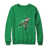 Sea Turtle Lights Funny Santa Hat Merry Christmas T-Shirt & Sweatshirt | Teecentury.com