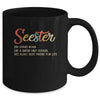 Seester Definition Funny Sister Best Friend For Life Vintage Mug Coffee Mug | Teecentury.com