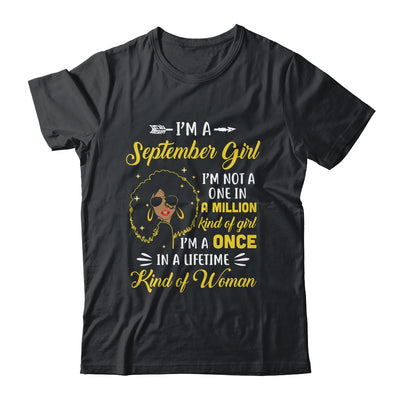 September Birthday Gifts I'm A Queen Black Women Girl T-Shirt & Tank Top | Teecentury.com
