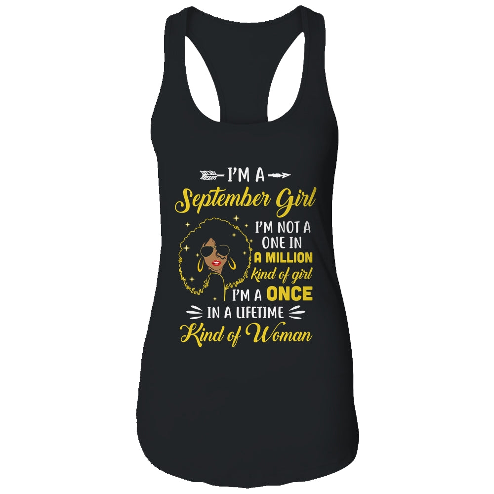 September Birthday Gifts I'm A Queen Black Women Girl T-Shirt & Tank Top | Teecentury.com