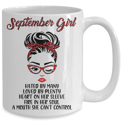 September Girl Hated By Many Loved By Plenty Leopard Women Mug Coffee Mug | Teecentury.com