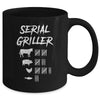 Serial Griller Fathers Day Funny Grilling Grill BBQ Chef Mug Coffee Mug | Teecentury.com