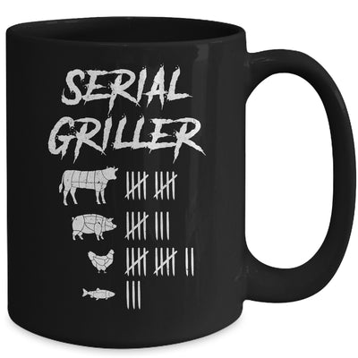 Serial Griller Fathers Day Funny Grilling Grill BBQ Chef Mug Coffee Mug | Teecentury.com