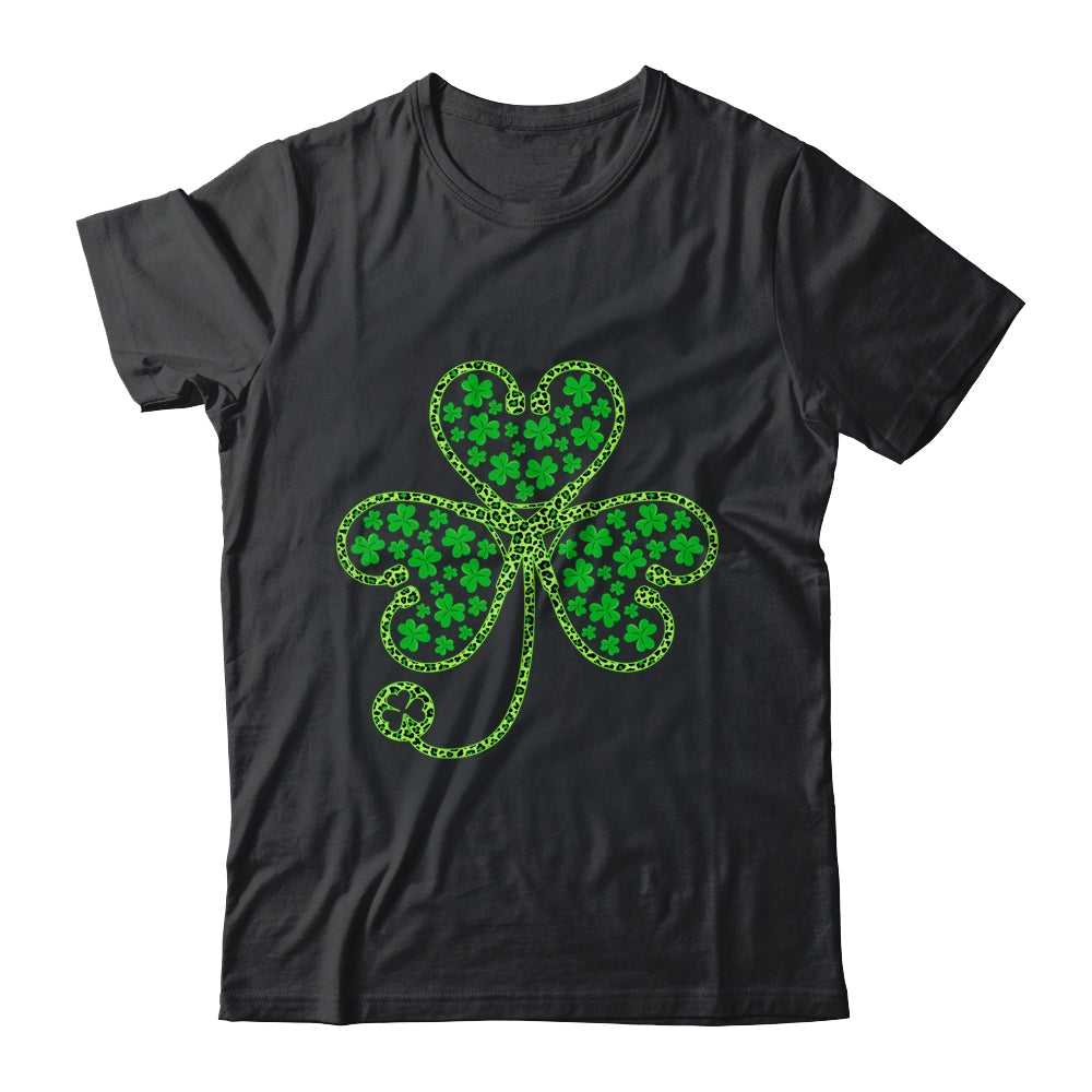 Shamrock Stethoscope Nurse St Patricks Day Lucky Shirt & Tank Top | teecentury