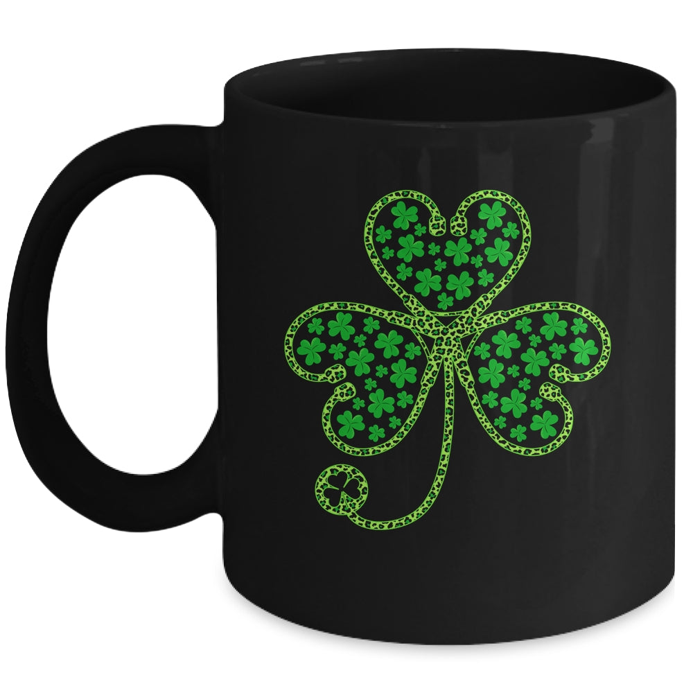 Shamrock Stethoscope Nurse St Patricks Day Lucky Mug | teecentury