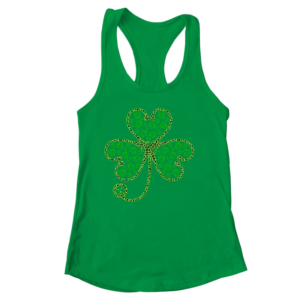 Shamrock Stethoscope Nurse St Patricks Day Lucky Shirt & Tank Top | teecentury