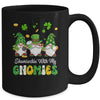 Shamrockin With My Gnomies St Patricks Day Lucky Mug | teecentury