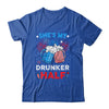 She's My Drunker Half Funny Beer Couple Matching 4th Of July Shirt & Hoodie | teecentury