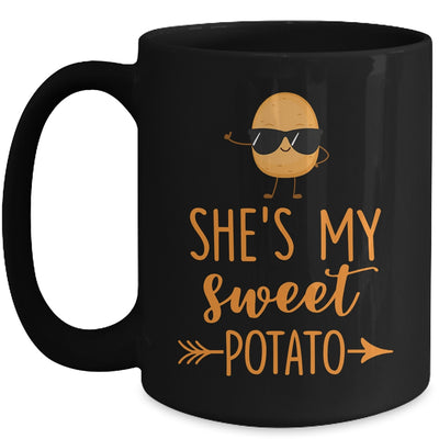 She's My Sweet Potato I Yam Thanksgiving Matching Couples Mug | teecentury