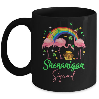 Shenanigan Squad Irish Flamingo Leprechaun St Patricks Day Mug | teecentury