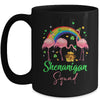 Shenanigan Squad Irish Flamingo Leprechaun St Patricks Day Mug | teecentury