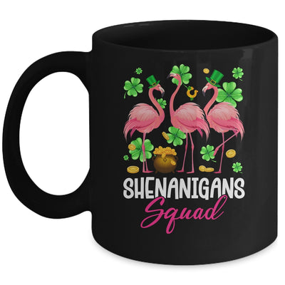 Shenanigan Squad Irish Flamingo St Patricks Day Bird Animal Mug | teecentury