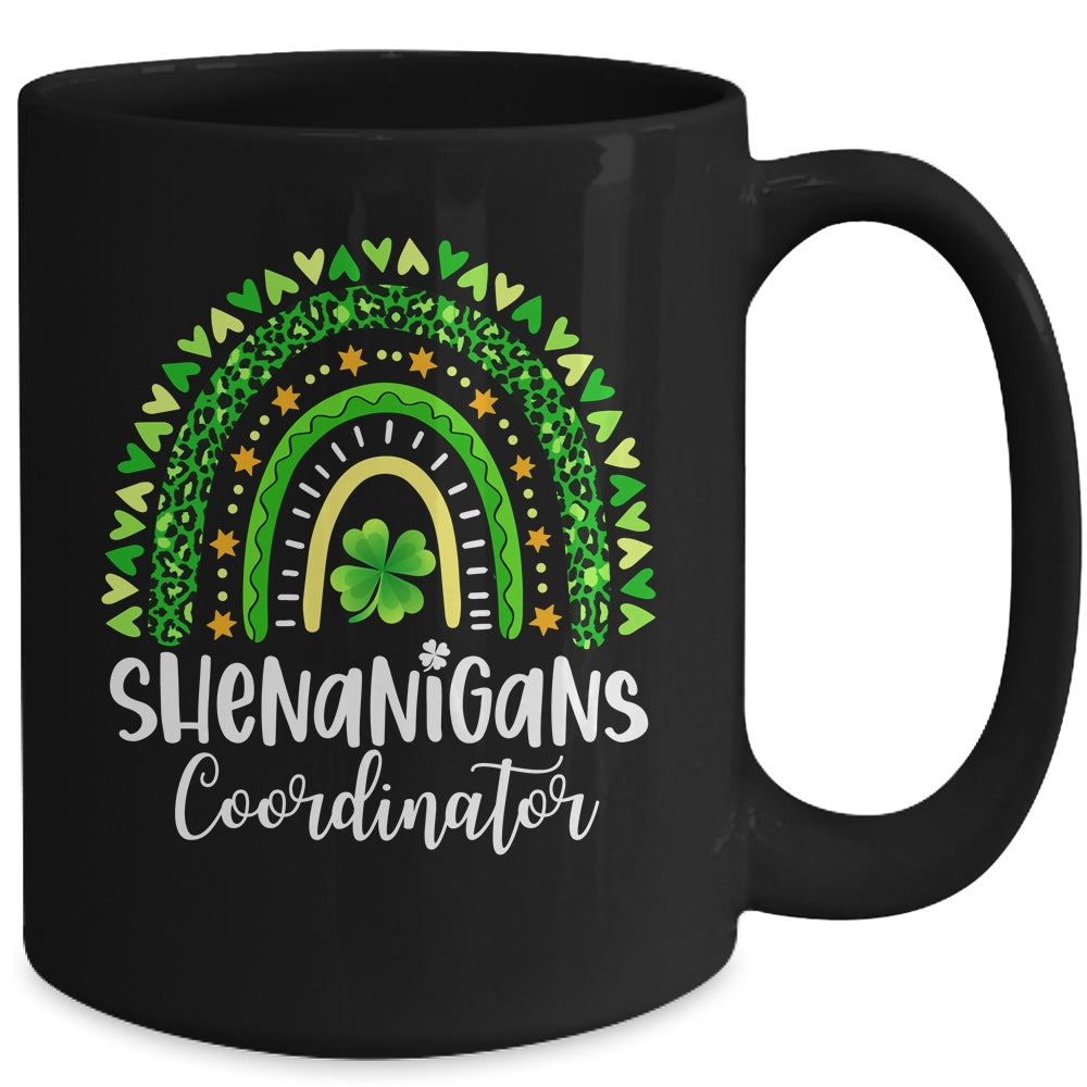 Shenanigans Coordinator Rainbow St Patricks Day Gnome Mug | teecentury