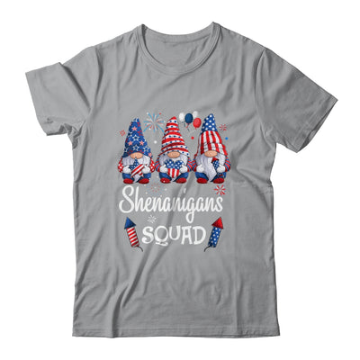 Shenanigans Squad 4th Of July Gnomes USA Independence Day Shirt & Tank Top | teecentury