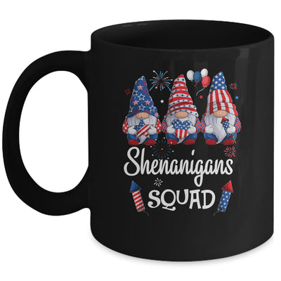 Shenanigans Squad 4th Of July Gnomes USA Independence Day Mug | teecentury