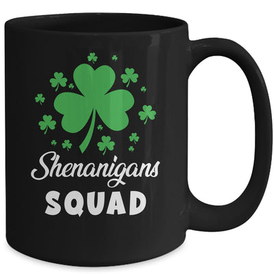 Shenanigans Squad Funny Irish St Patricks Day Shamrock Mug Coffee Mug | Teecentury.com