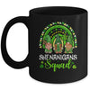 Shenanigans Squad St Patricks Day Gnomes Green Rainbow Mug | teecentury