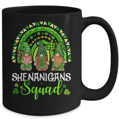 Shenanigans Squad St Patricks Day Gnomes Green Rainbow Mug | teecentury