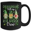 Shenanigans With My ICU Nurse Cute Gnomies St Patricks Day Mug Coffee Mug | Teecentury.com