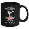 Shes Beauty Shes Grace She'll Kick You In The Face Kung Fu Mug Coffee Mug | Teecentury.com