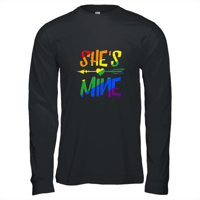 Shes Mine Im Hers Lesbian Couple Matching LGBT Pride T-Shirt & Hoodie | Teecentury.com