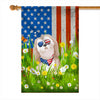 Shih Tzu American USA Flag 4th of July Dog Lover On Independence Day | teecentury