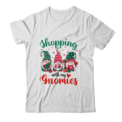 Shopping With My Gnomies Cute Xmas Gnomes Lover Christmas Shirt & Sweatshirt | teecentury