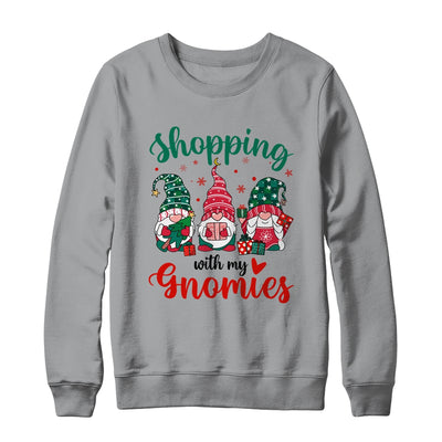 Shopping With My Gnomies Cute Xmas Gnomes Lover Christmas Shirt & Sweatshirt | teecentury