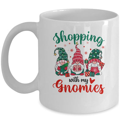 Shopping With My Gnomies Cute Xmas Gnomes Lover Christmas Mug | teecentury